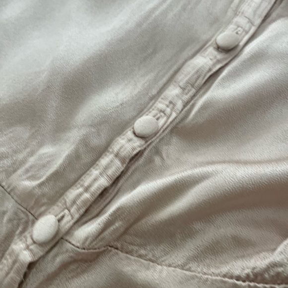 BHLDN long dress with beaded capelet - Picture 4 of 11